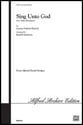 Sing Unto God Three-Part Mixed choral sheet music cover